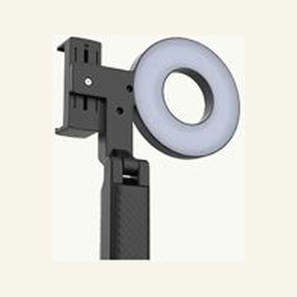 Clip-on ring light